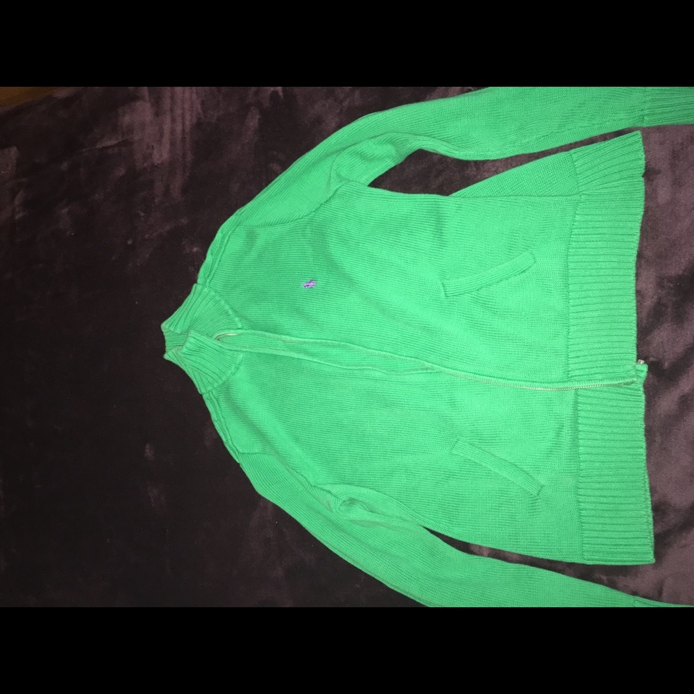 Green Ralph Lauren Sport sweater
